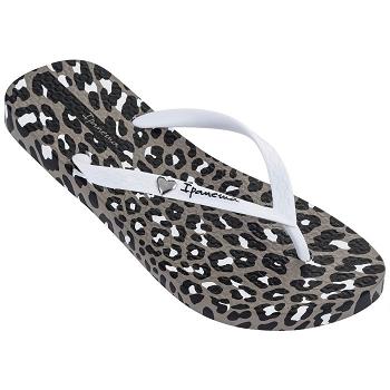 Ipanema Flip Flops Women Animal Print White 169305AYK Ireland